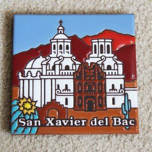 Tucson Arizona Plaque Ceramic Tile Trivet/Coaster